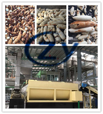 Lebensmittelindustrie-Kartoffelstärke-Maschine/Edelstahl-Trommel-Waschmaschine