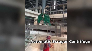Hocheffiziente automatische Schaberzentrifuge