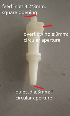 Industrie-Stärke-Maschinerie-Ersatzteil-weißer Gummiwirbelsturm 10mm oder 15mm
