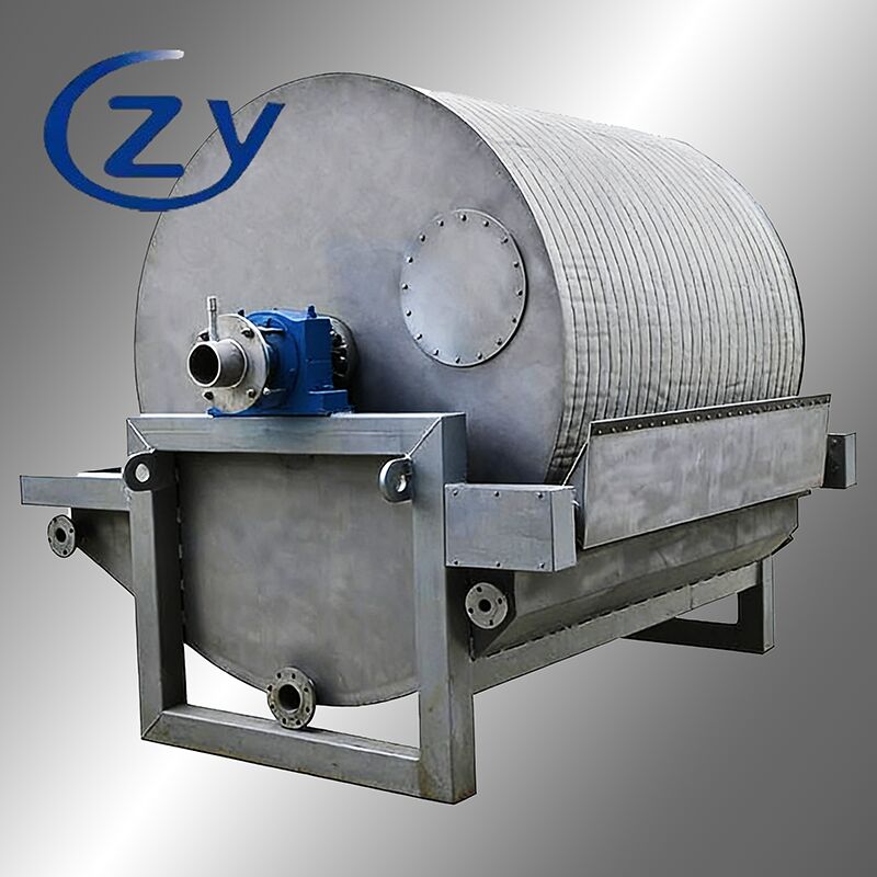 Hochleistungs-Edelstahl SS304-Vakuumfilter für 2-8t/h Stärkeentwässerung mit 24-Stunden-Dauerbetrieb