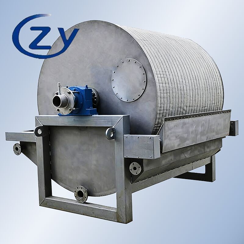 Industrieller Vakuumfilter aus Edelstahl SS304 mit einer Kapazität von 2–8 t/h und Antrieb mit variabler Frequenz für die Stärkeentwässerung