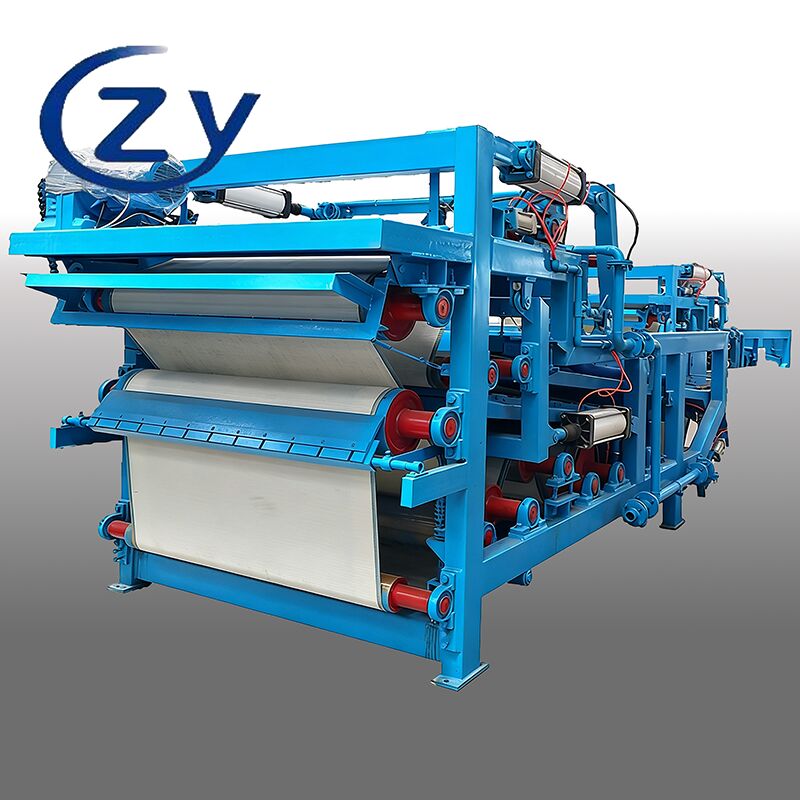 Professioneller Gürtel-Entwässerungsfilter mit automatischem Reinigungssystem für Energieeinsparung 4 t/h Faserentwässerung bei der Verarbeitung von Cassava-Stärke