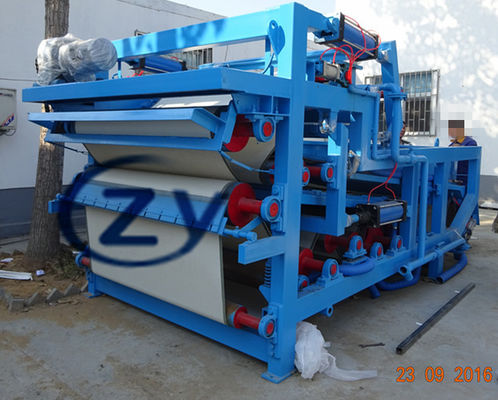 Faser-Entwässerungsmanioka-Maschinen-Gurt-Presse 4t/h-Faser-Input