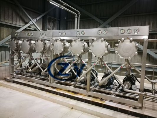 System-frische Manioka-Maschinerie der Stärke-MC600 verfeinernde waschende