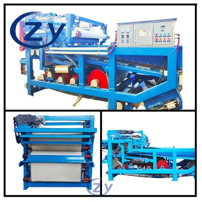 Edelstahlband-Entwässerungsfilter für industrielle Maniokfasertrocknung und Schlammbehandlung