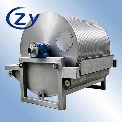 Kontinuierlich arbeitender Vakuumtrommelfilter aus Edelstahl SS304 für Stärkeentwässerungsanlagen mit 2–8 t/h