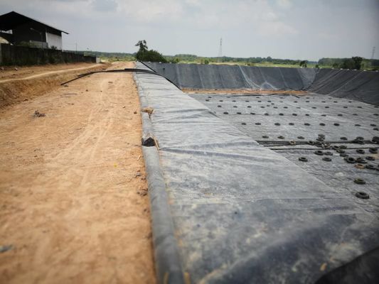 Antidurchsickern 2mm HDPE Geomembrane-Verdammungs-Reservoir-landwirtschaftliche Teich-Zwischenlage
