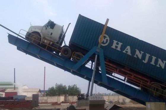Lippenbewegliche Entleerungsrampe der hydraulischer LKW-ladende Plattform-400mm