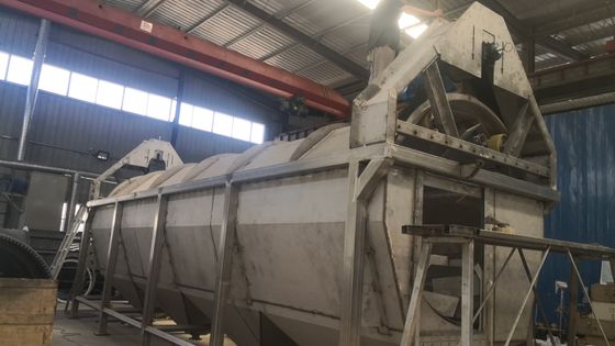 Kohlenstoffstahl-frische Kartoffel-Drehwaschmaschine 20t/H 15kw